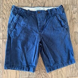 Abercrombie & Fitch Men’s Classic Shorts Navy Blue, Size 32 Excellent Condition!